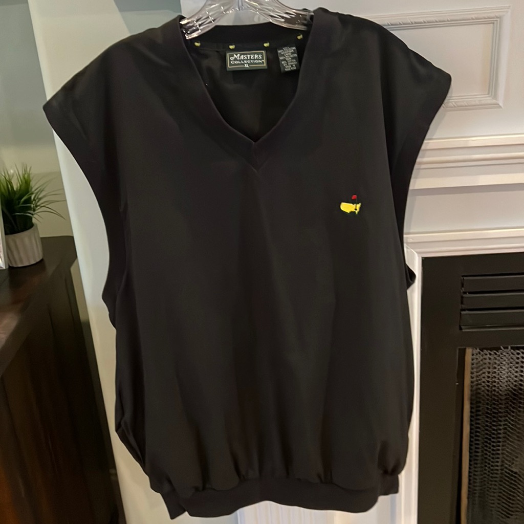 Masters Black Golf Vest